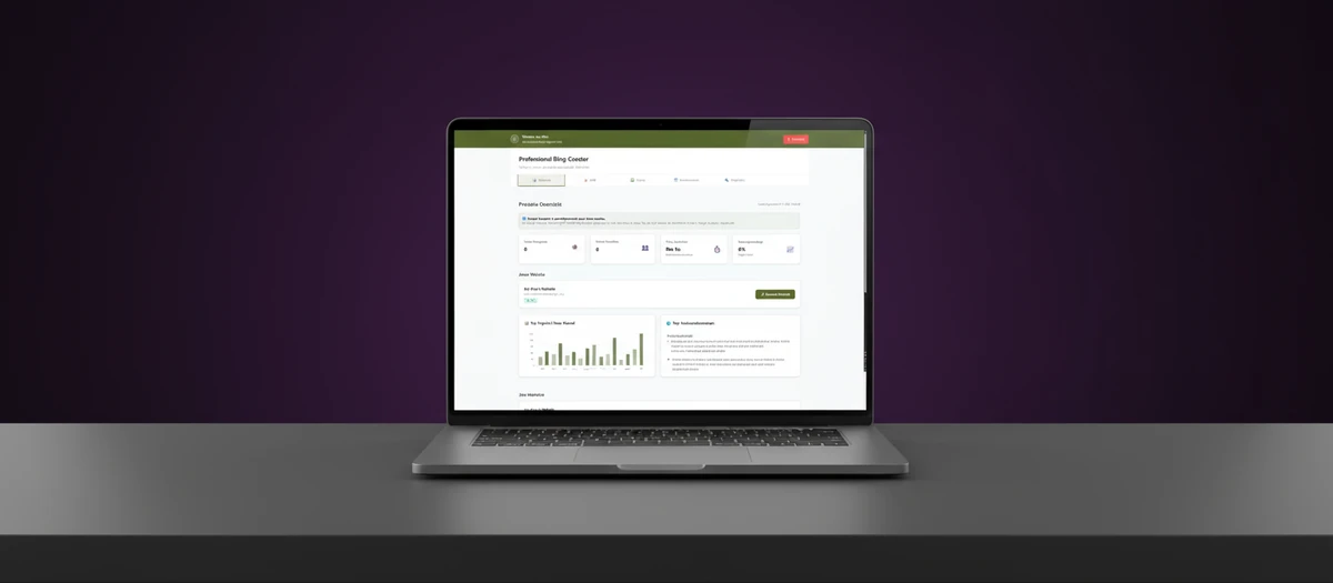 Dashboard bewerk content